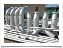 Gyártóüzemünkben előgyártott rozsdamentes csövek